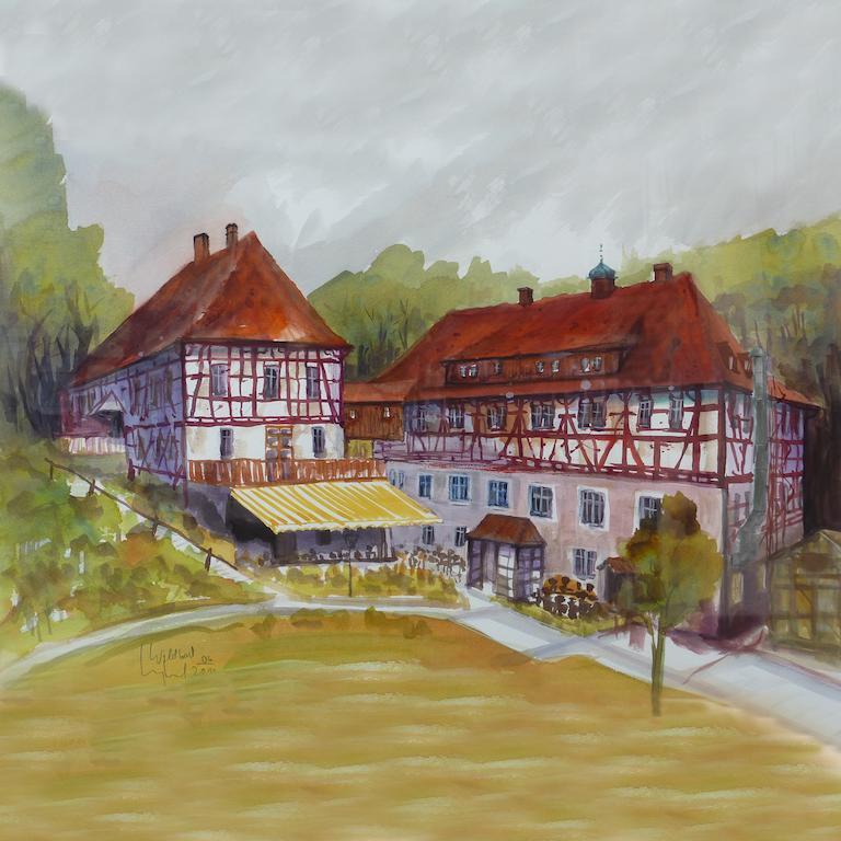 Waldgasthof Wildbad Burgbernheim Εξωτερικό φωτογραφία